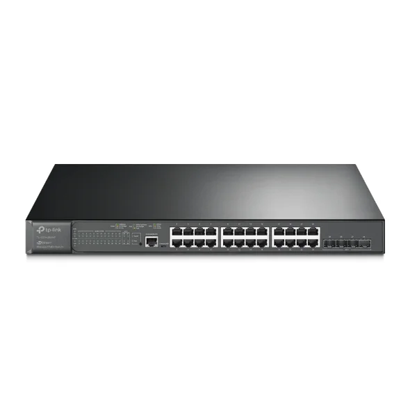 The tp link distributor provide the network features 24× Gigabit PoE+ ports with a total power budget of 384W