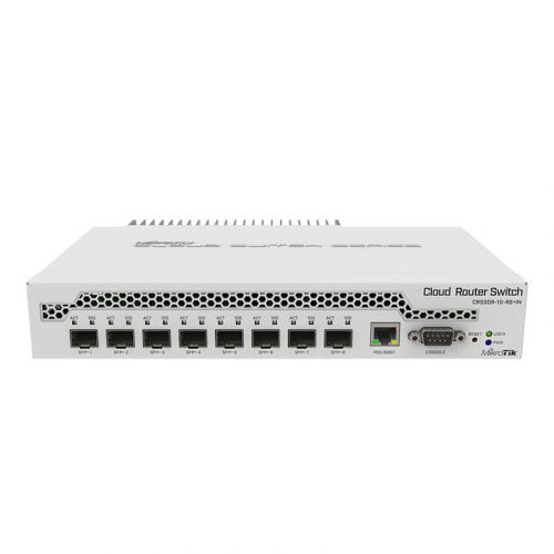 It is best mikrotik routerboard with eight SFP+ slots, each supporting up to 10 Gbps modules