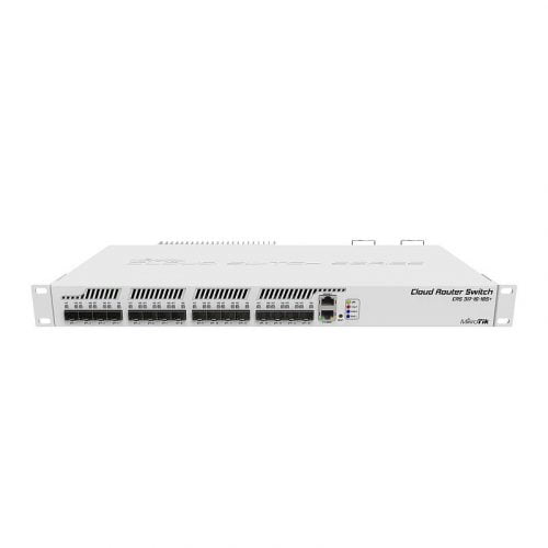 The mikrotik routerboard rack-mountable, managed switch designed to deliver high-performance 10 Gigabit Ethernet (10GbE) connectivity