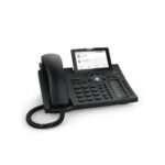 The snom technology features a 4.3-inch TFT color display, providing clear visibility of essential information