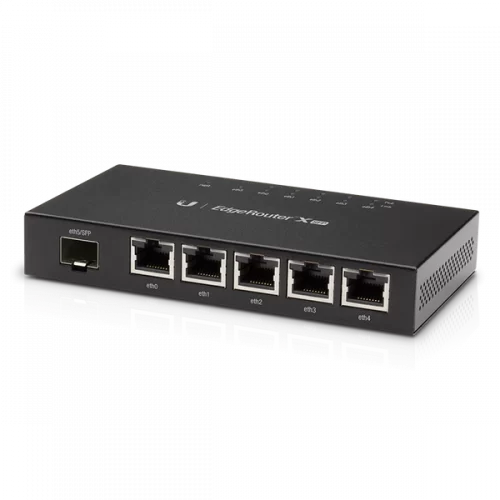 The ubiquiti networks router can be powered via a 24V DC, 2.5A power adapter (included) or 24V passive PoE