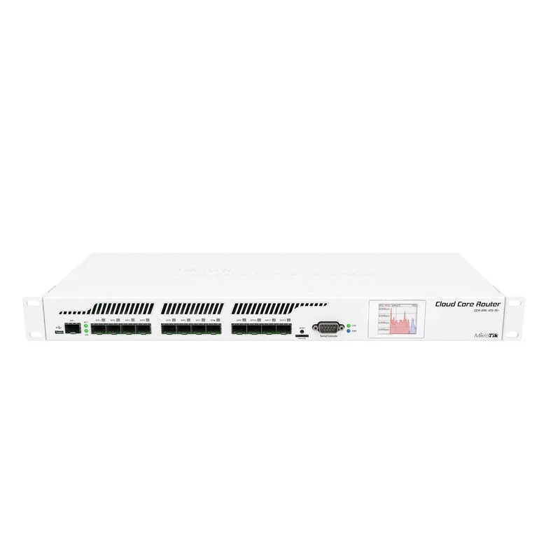 Buy mikrotik that supports dual power inputs (100-240V AC) for redundancy