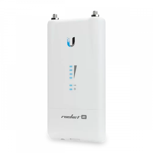 The point to point wireless network utilizes airMAX ac technology to achieve throughput exceeding 500 Mbps