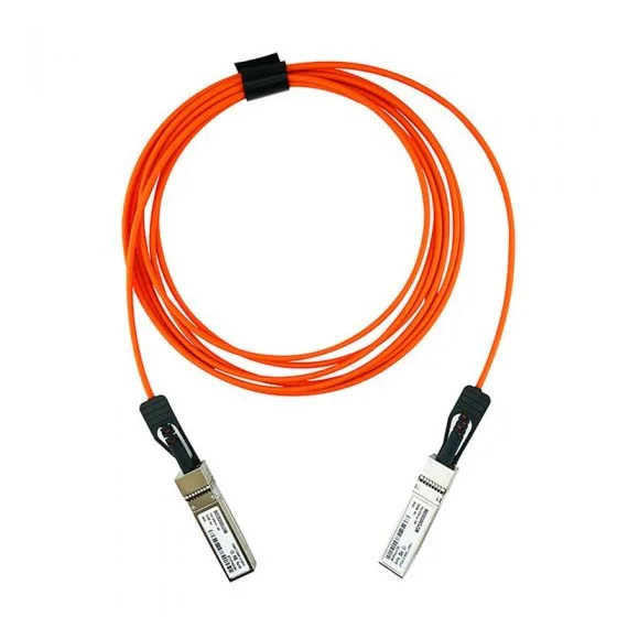 It is a ruijie 5-meter active optical cable (AOC) designed for high-speed 10 Gigabit Ethernet (10GBASE) connections
