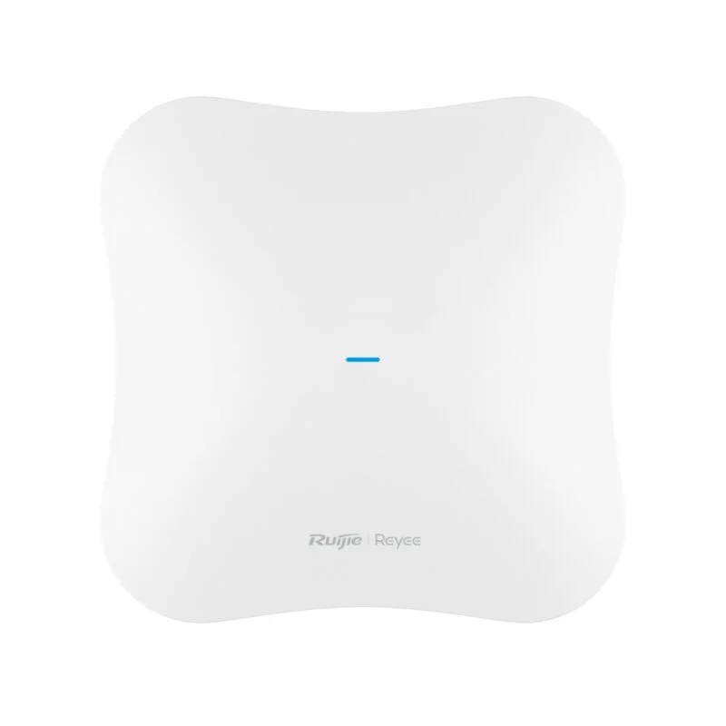 It is a reyee wifi supports 2.4 GHz, 5 GHz, and 6 GHz bands, providing a total data rate of up to 18.6 Gbps