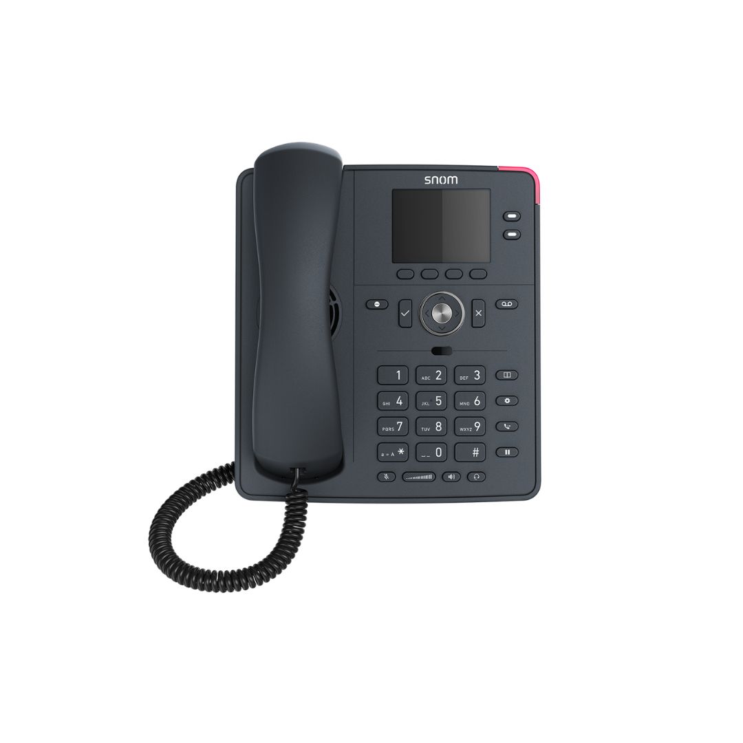 The snom technology is an entry-level IP phone designed for cost-effective, high-quality in various work environments