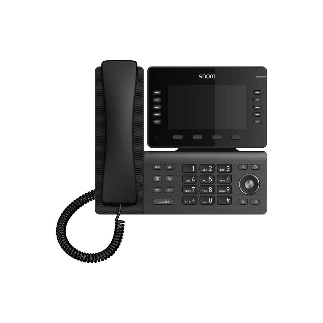 The snom technology includes dual-band Wi-Fi and integrated Bluetooth 5.0 enabling wireless connectivity